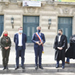 CP : La Ville de Montpellier et l’Ordre des avocats de Montpellier ont posé symboliquement une banderole devant l’Opéra Comédie en soutien à l’avocate iranienne Nasrin SOTOUDEH